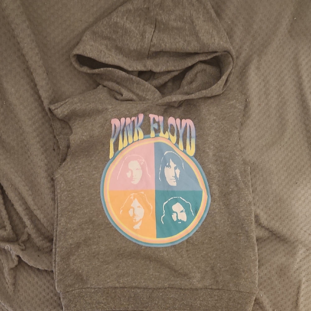 Pink Floyd Gray Knit Sleeveless Hoodie